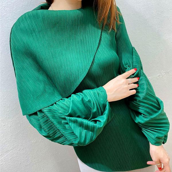 women's blouses & shirts vkbn spring autumn 2021 s casual woman long sleeves pleated fabric for women fashion clothing, White
women's blouses & shirts vkbn spring autumn 2021 s casual woman long sleeves pleated fabric for women fashion clothing, White