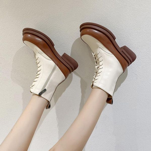 boots beige platform women shoes thick sole ankle pu leather chunky motorcycle botines mujer, Black
boots beige platform women shoes thick sole ankle pu leather chunky motorcycle botines mujer, Black