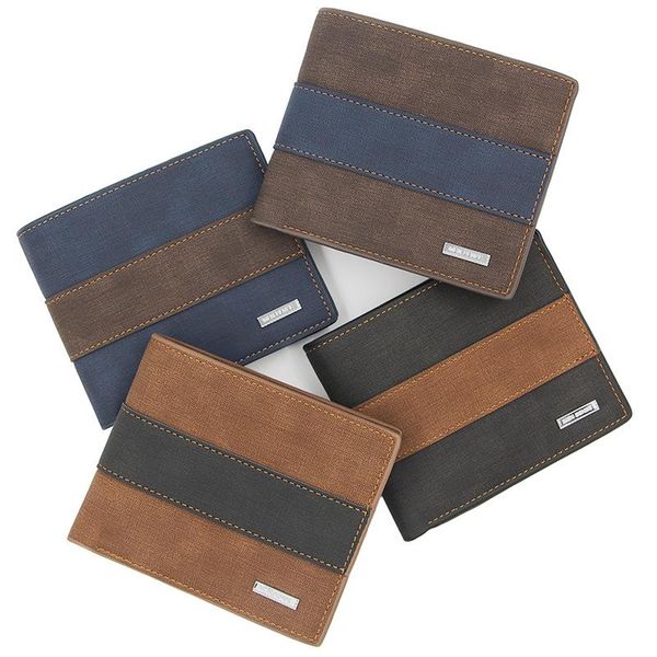 wallets men's wallet casual leather short foldable purse s holder money bags, Red;black
wallets men's wallet casual leather short foldable purse s holder money bags, Red;black