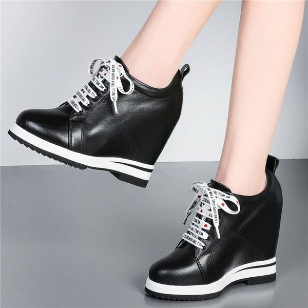 dress shoes lace up tennis women platform wedges genuine leather party pumps super high heel sneakers punk goth trainers casual, Black
dress shoes lace up tennis women platform wedges genuine leather party pumps super high heel sneakers punk goth trainers casual, Black