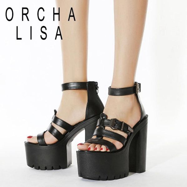 orcha lisa women sandals new 2021 open toe 14.5cm block heels thick bottom platform punk cool zip big size 35-42 casual a3649, Black
orcha lisa women sandals new 2021 open toe 14.5cm block heels thick bottom platform punk cool zip big size 35-42 casual a3649, Black