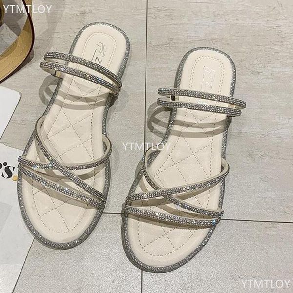 flat slippers women's shoes new summer 2021 clear rhinestones sandals zapatillas mujer casa beach sapatos femininos, Black
flat slippers women's shoes new summer 2021 clear rhinestones sandals zapatillas mujer casa beach sapatos femininos, Black