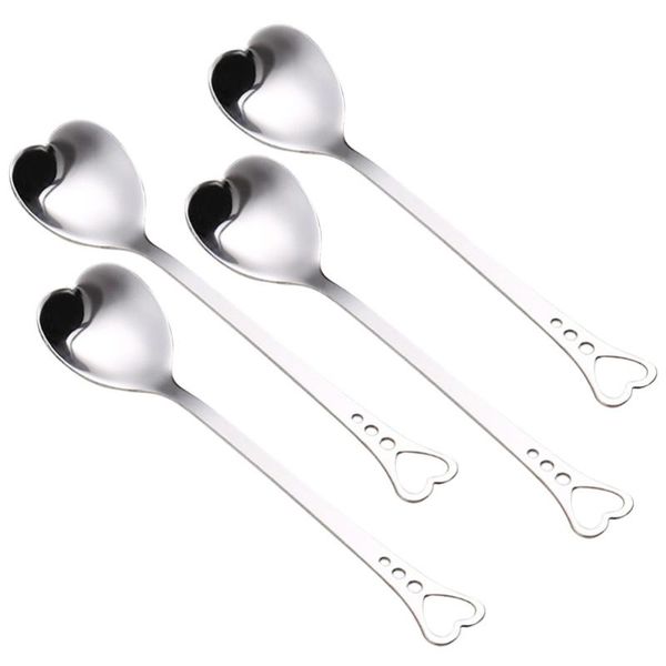 4pcs stainless steel heart shape spoons scoop stirring spoon tableware for dessert cake coffee
4pcs stainless steel heart shape spoons scoop stirring spoon tableware for dessert cake coffee