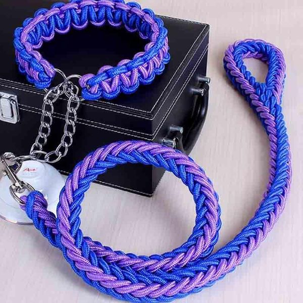 dog collars & leashes 1.2m double strand rope large metal p chain buckle national color pet traction collar set for big dogs length
dog collars & leashes 1.2m double strand rope large metal p chain buckle national color pet traction collar set for big dogs length