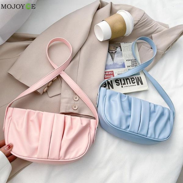 women casual leather shoulder pleated bag fashion ladies street underarm pouch multi colors purse wallet decoration
women casual leather shoulder pleated bag fashion ladies street underarm pouch multi colors purse wallet decoration