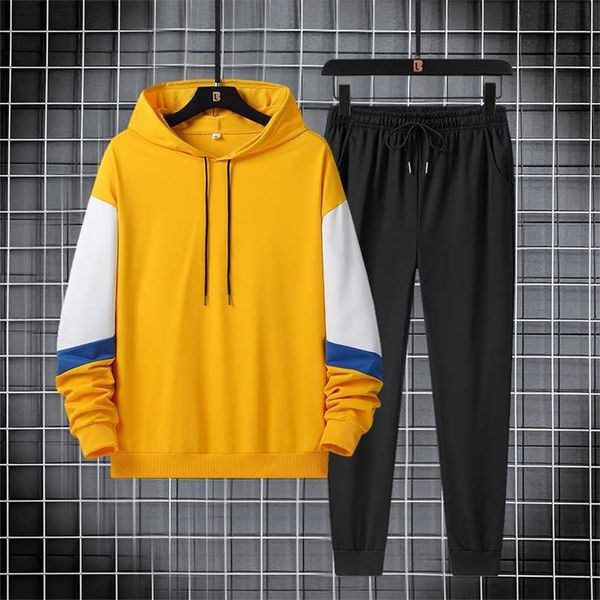 men tracksuit two piece set brand 's sets sportswear spring autumn jacket+pants casual sports suit clothing hip hop 211106, Gray
men tracksuit two piece set brand 's sets sportswear spring autumn jacket+pants casual sports suit clothing hip hop 211106, Gray