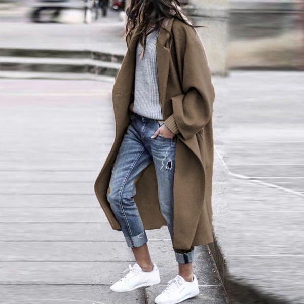 autumn winter office lady lapel long sleeve jacket elegant women double-sided wool coats fashion high street long overcoat clot, Black
autumn winter office lady lapel long sleeve jacket elegant women double-sided wool coats fashion high street long overcoat clot, Black