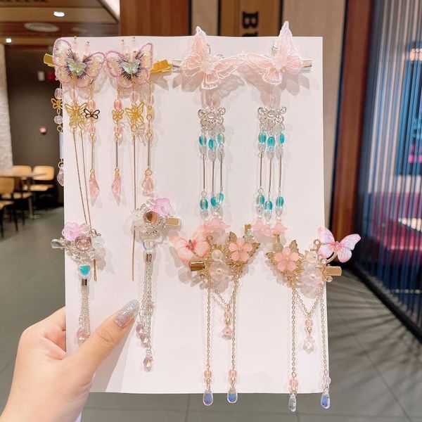 hair accessories retro chinese hairpins for women girls hanfu dress step shake tassel pendant flower clips headpieces jewelry bows, Slivery;white
hair accessories retro chinese hairpins for women girls hanfu dress step shake tassel pendant flower clips headpieces jewelry bows, Slivery;white