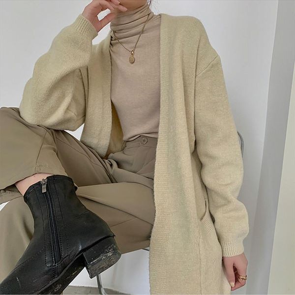 women's knits & tees alien kitty 2021 autumn women sweater gentle solid color mid-length loose thin elegant basic classic knitted cardi, White
women's knits & tees alien kitty 2021 autumn women sweater gentle solid color mid-length loose thin elegant basic classic knitted cardi, White