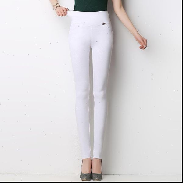 high waist white outer wear womens legging elastic slim skinny pencil trousers large size 5xl 6xl female long pants, Black
high waist white outer wear womens legging elastic slim skinny pencil trousers large size 5xl 6xl female long pants, Black