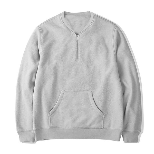 e-baihui 2021 new men's round neck pullover zipper long-sleeved sweater solid color european and american casual t129, Black
e-baihui 2021 new men's round neck pullover zipper long-sleeved sweater solid color european and american casual t129, Black