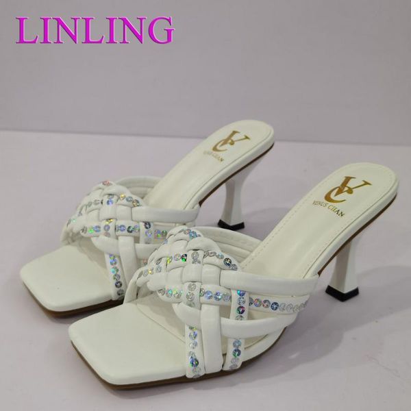 dress shoes designer women luxury 2021 womens open toe plus size heel elegant crystal slipers summer, Black
dress shoes designer women luxury 2021 womens open toe plus size heel elegant crystal slipers summer, Black
