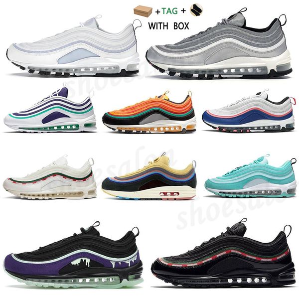 2021 new 97 fashion men women triple trainers shoes black white 97s reflective bred game royal bullet silver aurora sports sneakers #99
2021 new 97 fashion men women triple trainers shoes black white 97s reflective bred game royal bullet silver aurora sports sneakers #99