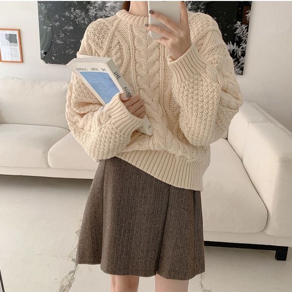 2021 new overszie women sweater 2 piece sets elegnat knitted suits female knitting sweaters vintage womens skirts high waist autumn q7fn, White
2021 new overszie women sweater 2 piece sets elegnat knitted suits female knitting sweaters vintage womens skirts high waist autumn q7fn, White