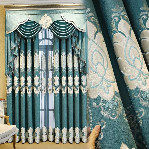curtain & drapes high-end green embroidered blackout curtains for living room bedroom luxury modern minimalist nordic style valance
curtain & drapes high-end green embroidered blackout curtains for living room bedroom luxury modern minimalist nordic style valance