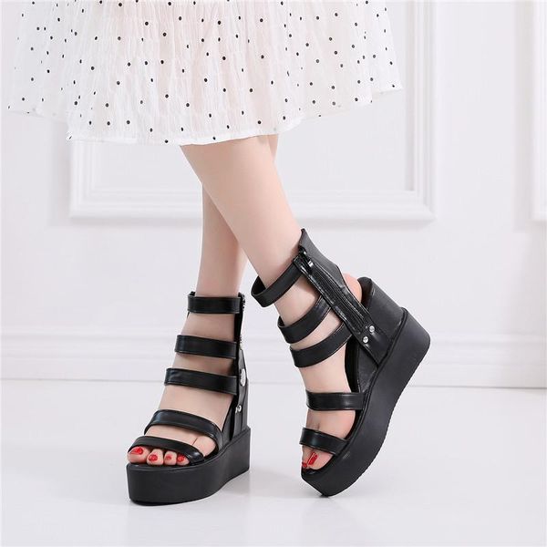 dress shoes cootelili women summer sandals platform wedges 2021 fashion non-slip high heel zip womens female, Black
dress shoes cootelili women summer sandals platform wedges 2021 fashion non-slip high heel zip womens female, Black