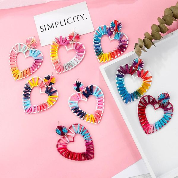 dangle & chandelier aensoa multicolor raffia drop earrings for women bohemia ethnic handmade geometric statement summer jewelry gift, Silver
dangle & chandelier aensoa multicolor raffia drop earrings for women bohemia ethnic handmade geometric statement summer jewelry gift, Silver