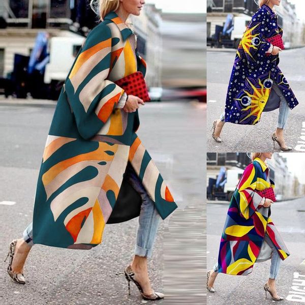 women's trench coats fashion women printed pocket jackets outerwear cardigan overcoat long warm and wind-proof manteau femme hiver, Tan;black
women's trench coats fashion women printed pocket jackets outerwear cardigan overcoat long warm and wind-proof manteau femme hiver, Tan;black