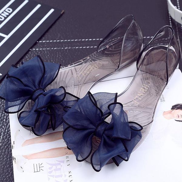 sandals women's bowknot flower jelly shoes transparent flat bottom fish mouth versatile beach girls summer, Black
sandals women's bowknot flower jelly shoes transparent flat bottom fish mouth versatile beach girls summer, Black