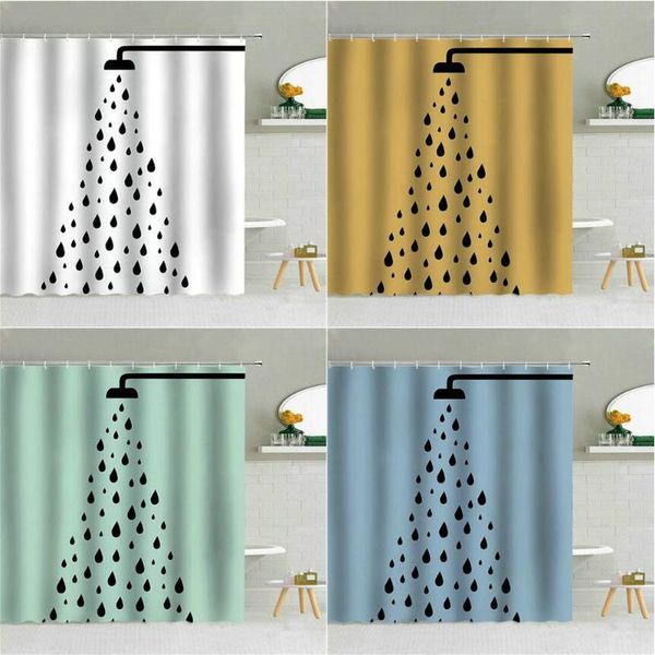 raindrop black white shower curtain simplicity water drop geometric bathroom decor waterproof fabric curtains set with hooks
raindrop black white shower curtain simplicity water drop geometric bathroom decor waterproof fabric curtains set with hooks
