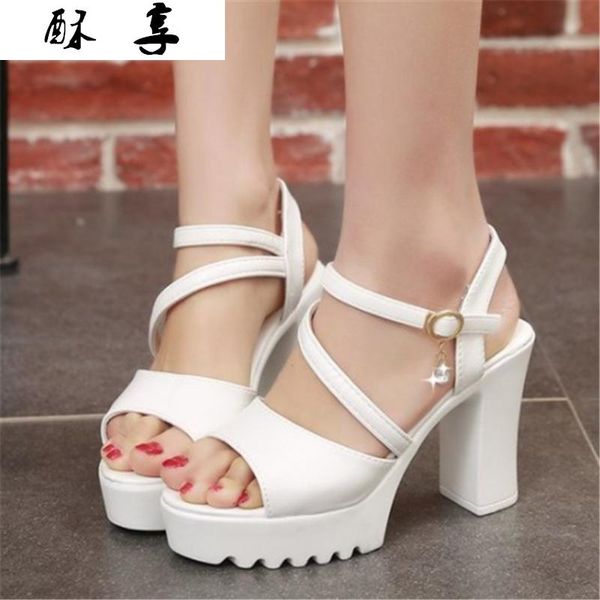 dress shoes 2021 summer fish mouth high heels women high-heeled sandals fashion comfort retro buckle platform sandalias mujer, Black
dress shoes 2021 summer fish mouth high heels women high-heeled sandals fashion comfort retro buckle platform sandalias mujer, Black