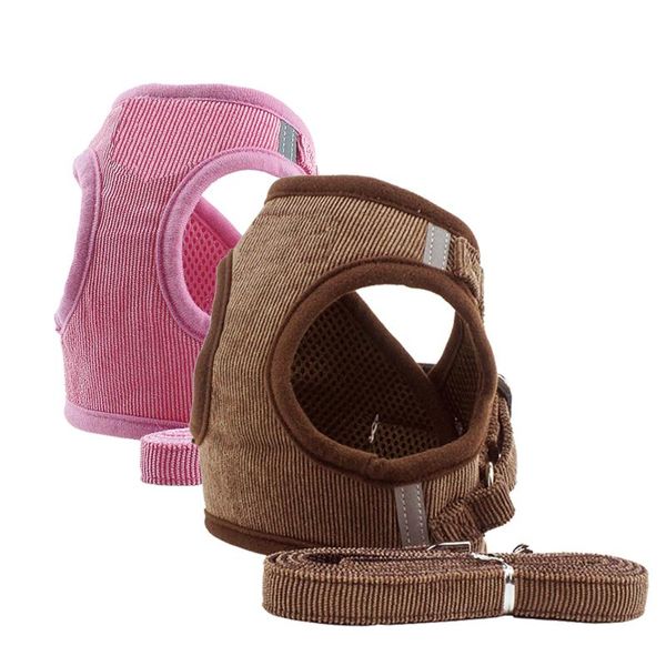 dog collars & leashes windproof pet vest harness leash set reflective strip corduroy breathable mesh adjustable chest strap small dogs harne
dog collars & leashes windproof pet vest harness leash set reflective strip corduroy breathable mesh adjustable chest strap small dogs harne