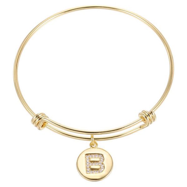 bangle surflove 26 letter bracelet live mouth adjustable gold-plated inlaid zircon ladies fashion party banquet event jewelry, Black
bangle surflove 26 letter bracelet live mouth adjustable gold-plated inlaid zircon ladies fashion party banquet event jewelry, Black