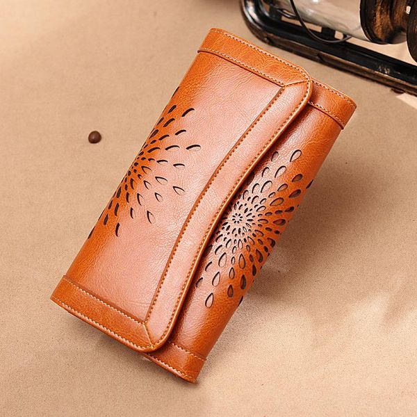 wallets 100% genuine leather women long clutch wallet large capacity female purse lady purses phone pocket hollow out bags, Red;black
wallets 100% genuine leather women long clutch wallet large capacity female purse lady purses phone pocket hollow out bags, Red;black