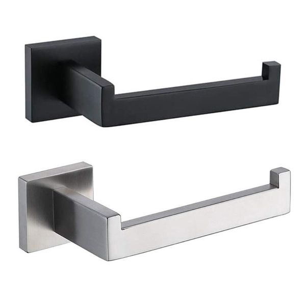 toilet paper holders 304 brushed stainless steel wall-mounted holder square base towel roll 
toilet paper holders 304 brushed stainless steel wall-mounted holder square base towel roll