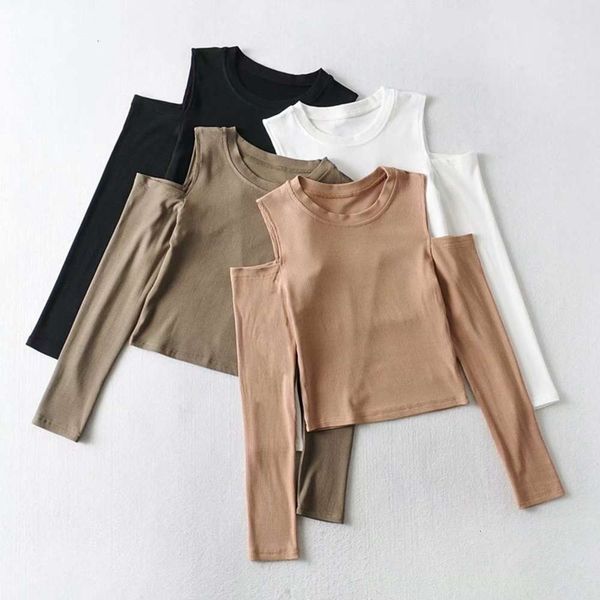 net red off shoulder slim fit elastic tight long sleeve t-shirt women's spring bottom coat, White
net red off shoulder slim fit elastic tight long sleeve t-shirt women's spring bottom coat, White