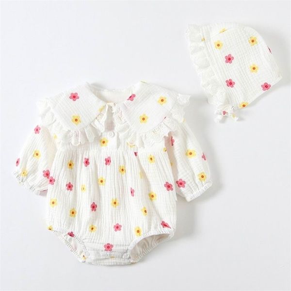autumn baby girl long sleeve bodysuit flower print cotton romper overalls with cap born clothes 0-2y e9707 210610, Blue
autumn baby girl long sleeve bodysuit flower print cotton romper overalls with cap born clothes 0-2y e9707 210610, Blue