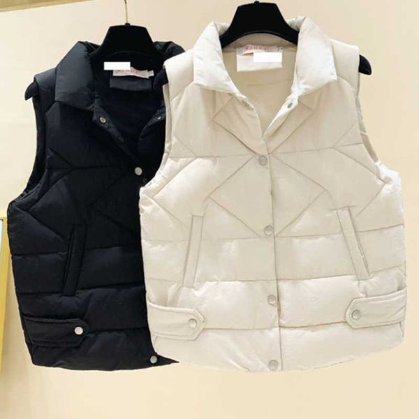 spring black cropped vest coat women fashion warm sleeveless high collar waistcoat female casual outerwear chic 210531, Black;white
spring black cropped vest coat women fashion warm sleeveless high collar waistcoat female casual outerwear chic 210531, Black;white