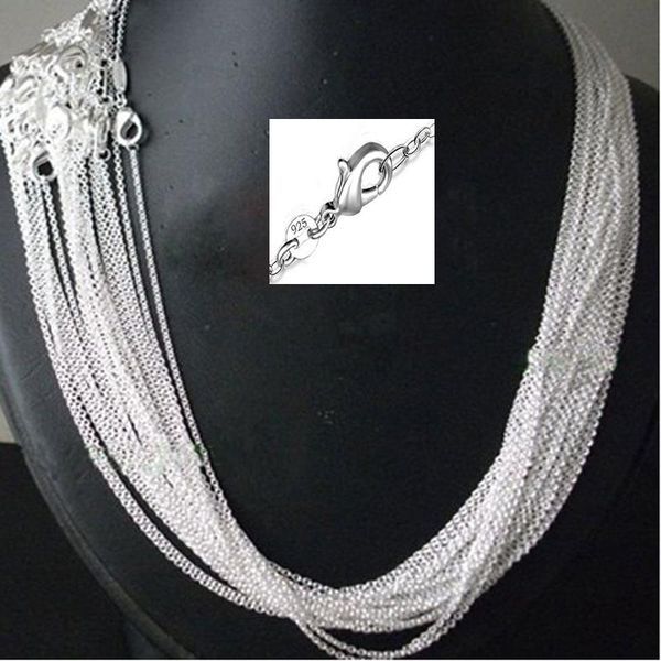 chains wholesale 100pcs/lot 925 stamped silver plated 1mm link rolo 16",18" ,20",22",24 inch women jewelry chain free
chains wholesale 100pcs/lot 925 stamped silver plated 1mm link rolo 16",18" ,20",22",24 inch women jewelry chain free