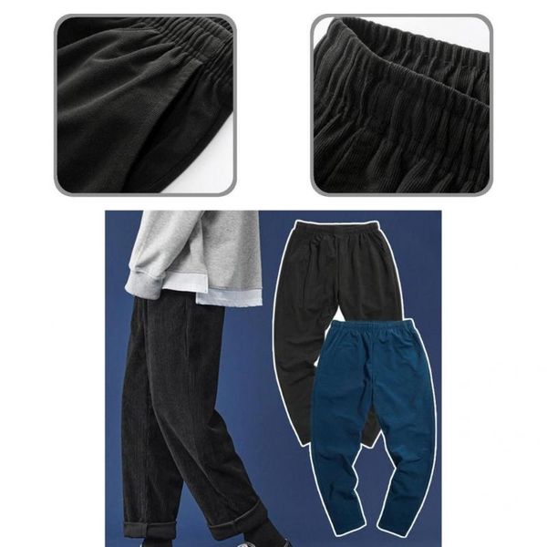 men's pants skin-friendly stylish washable modern spring windproof men trousers straight for dating, Black
men's pants skin-friendly stylish washable modern spring windproof men trousers straight for dating, Black