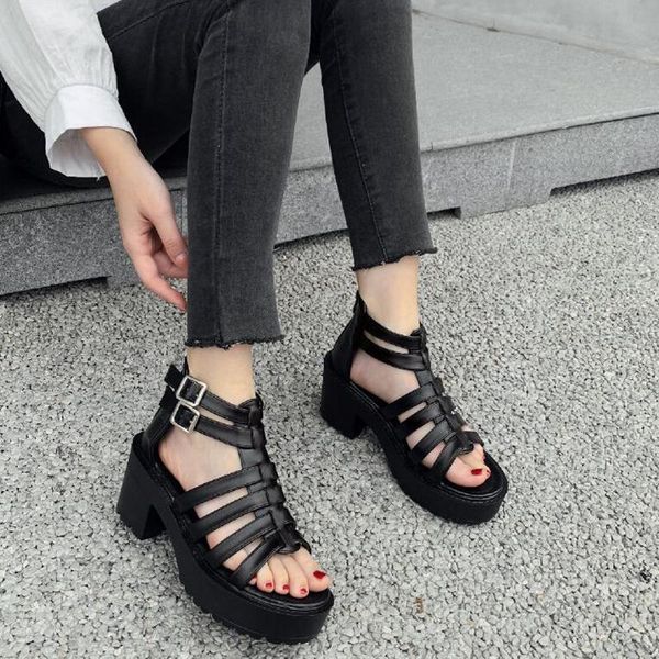 block heel shoes platform punk shoes chunky sandals casual high heels gladiators 2021 summer sandals wedges heel ymb108, Black
block heel shoes platform punk shoes chunky sandals casual high heels gladiators 2021 summer sandals wedges heel ymb108, Black