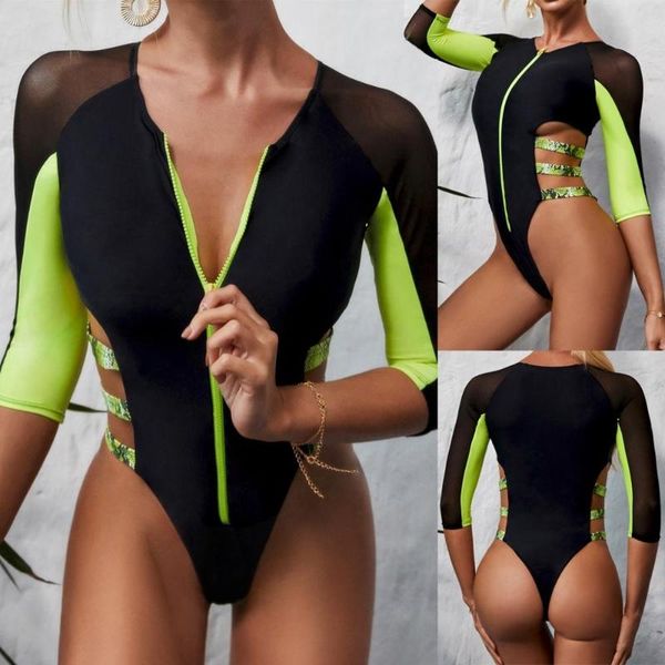 one-piece suits 2021 zipper one piece swimsuit women swimwear push up monokini bodysuit patchwork bathing suit beachwear mujer
one-piece suits 2021 zipper one piece swimsuit women swimwear push up monokini bodysuit patchwork bathing suit beachwear mujer