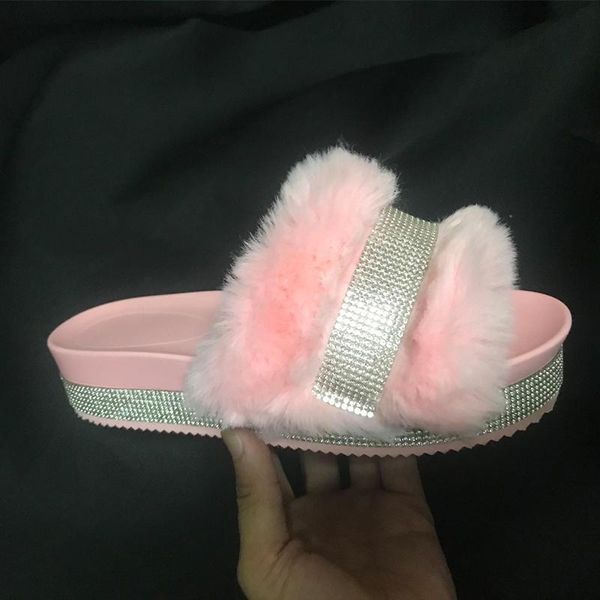 slippers 2021 slides for women fur home flat shoes summer big size 43 fluffy female glitter women', Black
slippers 2021 slides for women fur home flat shoes summer big size 43 fluffy female glitter women', Black