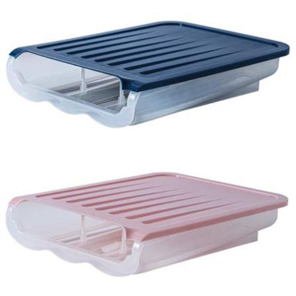 storage bottles & jars egg box single layer with lid auto roll case large capacity refrigerator preservation holder
storage bottles & jars egg box single layer with lid auto roll case large capacity refrigerator preservation holder
