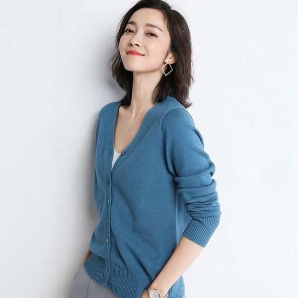 women's knits & tees cardigan knitted sweater long sleeve crochet female with buttons short women cardigans, White
women's knits & tees cardigan knitted sweater long sleeve crochet female with buttons short women cardigans, White