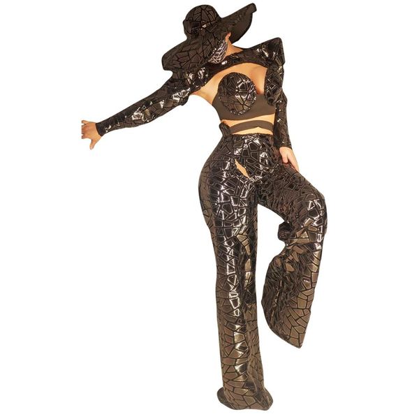black sequins bra pant shawl cap outfit set women dancer singer show wear bar party evening reflective stage performance clothes, Black;red
black sequins bra pant shawl cap outfit set women dancer singer show wear bar party evening reflective stage performance clothes, Black;red