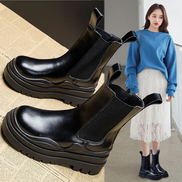 smoke tube boots women's green chelsea boots autumn and winter 2021 new slim medium tube short boots thick soled martin women, Black
smoke tube boots women's green chelsea boots autumn and winter 2021 new slim medium tube short boots thick soled martin women, Black