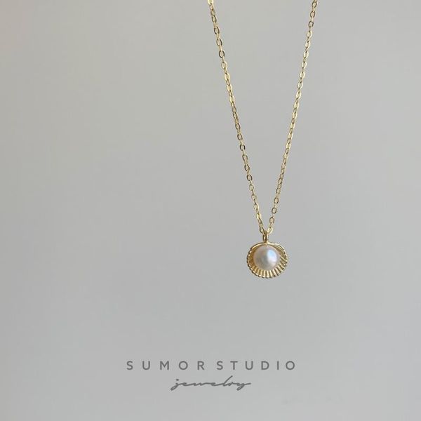 chains sue mo natural pearl conch shape necklace female students clavicle chain joker x075 in summer, Silver
chains sue mo natural pearl conch shape necklace female students clavicle chain joker x075 in summer, Silver