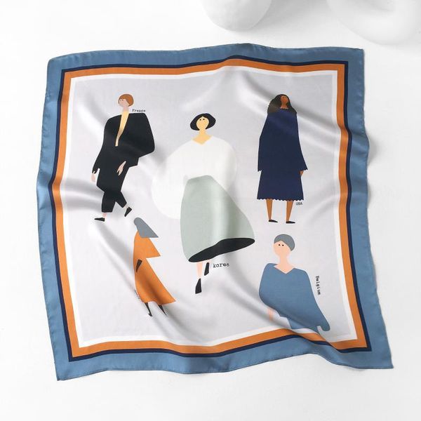 scarves luxury silk head scarf for women fashion kerchief print hair scarfs 55cm square 2021 headband neck ladies dropship, Blue;gray
scarves luxury silk head scarf for women fashion kerchief print hair scarfs 55cm square 2021 headband neck ladies dropship, Blue;gray