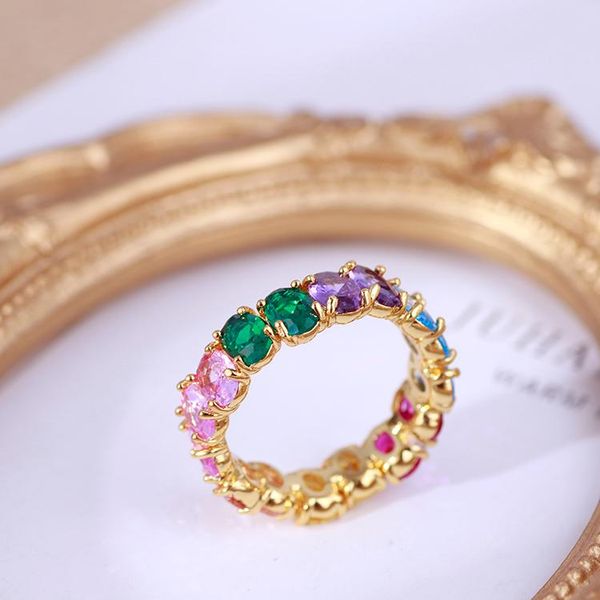 wedding rings prong setting colorful cubic zircon stone women finger trendy gold color bling crystal elements ring gift jewelry, Slivery;golden
wedding rings prong setting colorful cubic zircon stone women finger trendy gold color bling crystal elements ring gift jewelry, Slivery;golden