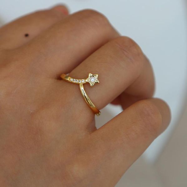 wedding rings cute female small star ring fashion delicate tiny gold filled cz stone midi finger vintage party for women, Slivery;golden
wedding rings cute female small star ring fashion delicate tiny gold filled cz stone midi finger vintage party for women, Slivery;golden