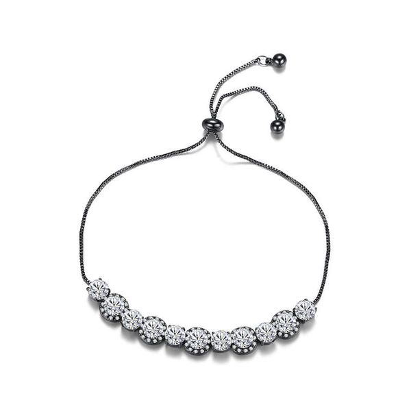 link, chain sparkling strand bracelet for women fashion jewelry link tennis wedding engagement donna bijoux gift, Black
link, chain sparkling strand bracelet for women fashion jewelry link tennis wedding engagement donna bijoux gift, Black