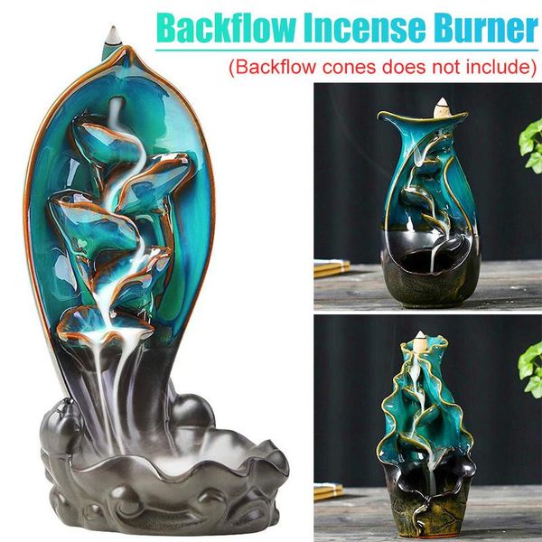 fragrance lamps 2021 fashion diffuser backflow censer incense burner smoking flow ceramic holder decoration
fragrance lamps 2021 fashion diffuser backflow censer incense burner smoking flow ceramic holder decoration