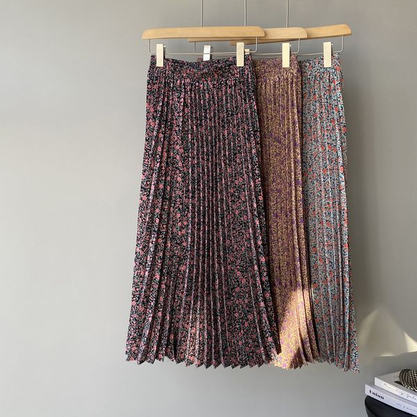 2021 new mooirue spring japanese style women pleated high waist flower flaral printed elegant long maxi skirt bottoms 7ptv, Black
2021 new mooirue spring japanese style women pleated high waist flower flaral printed elegant long maxi skirt bottoms 7ptv, Black