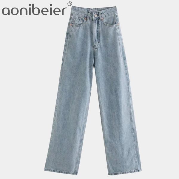 women's jeans aonibeier women denim pants casual bottoms cotton wide-leg trousers autumn spring high waist long side pockets faded wide, Blue
women's jeans aonibeier women denim pants casual bottoms cotton wide-leg trousers autumn spring high waist long side pockets faded wide, Blue