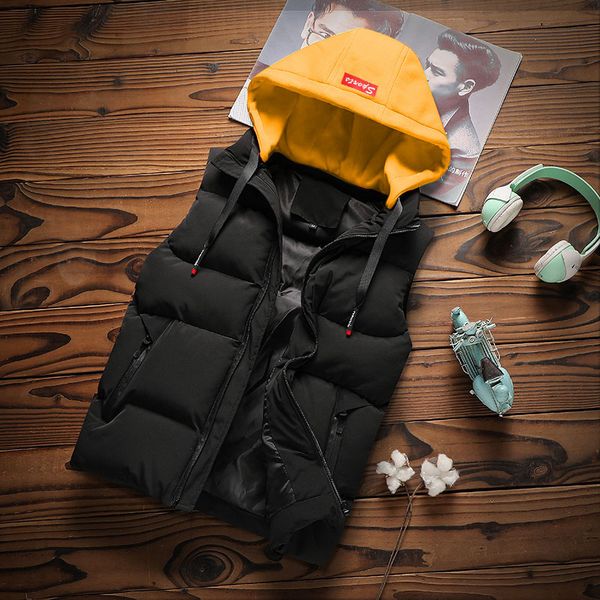 waistcoat men's autumn and winter slim sleeveless warm down cotton vest jacket s818, Black;white
waistcoat men's autumn and winter slim sleeveless warm down cotton vest jacket s818, Black;white